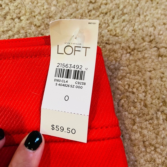 Loft skirt with front slit NWT - Picture 1 of 3
